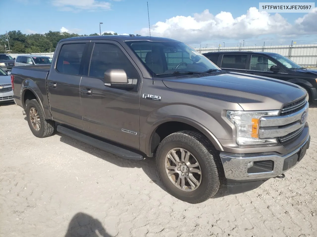 2018 Ford F150 Supercrew VIN: 1FTFW1E1XJFE70597 Lot: 77034344