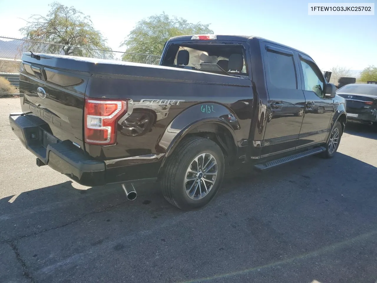 2018 Ford F150 Supercrew VIN: 1FTEW1CG3JKC25702 Lot: 77204534