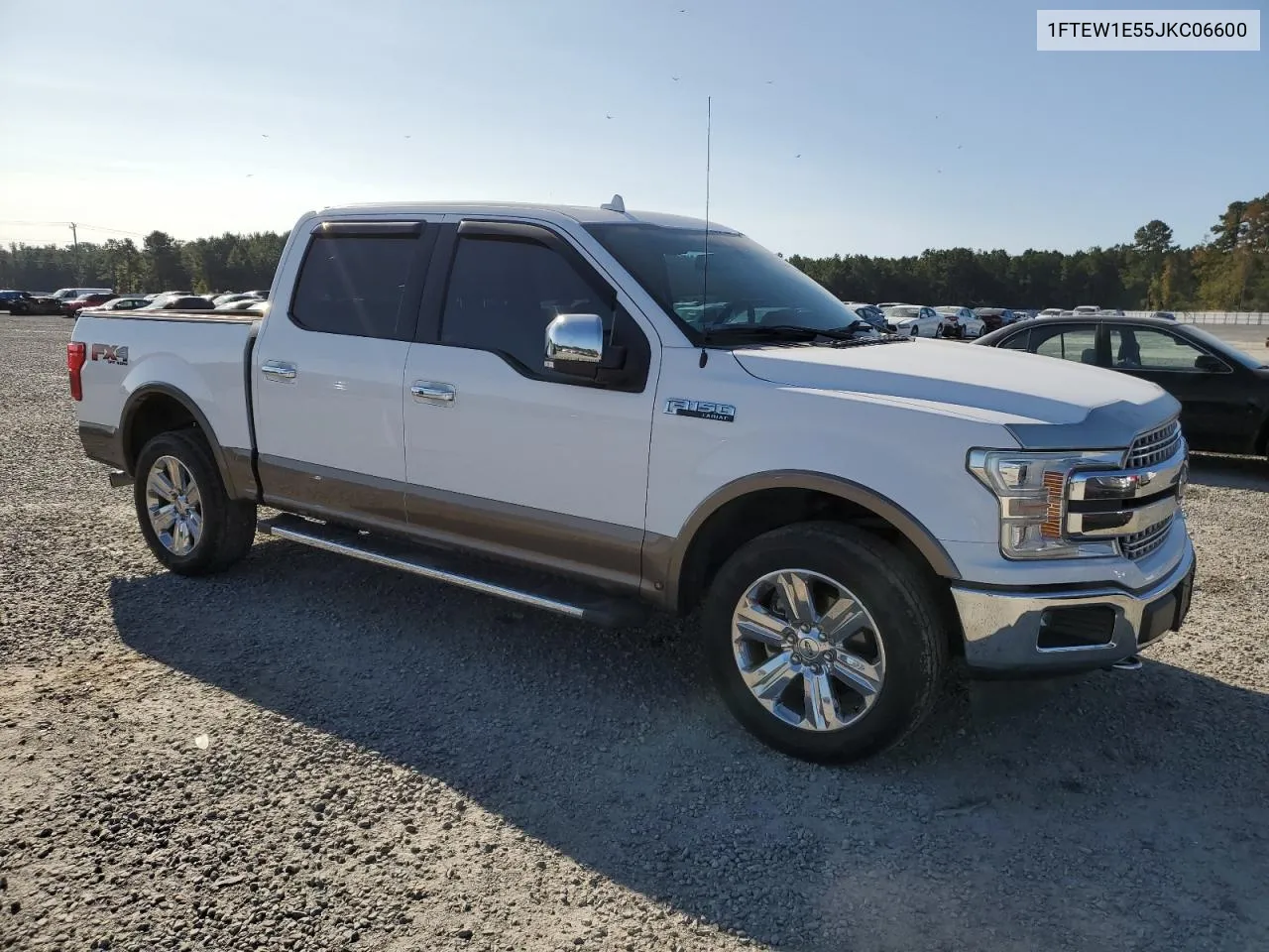 2018 Ford F150 Supercrew VIN: 1FTEW1E55JKC06600 Lot: 77223484