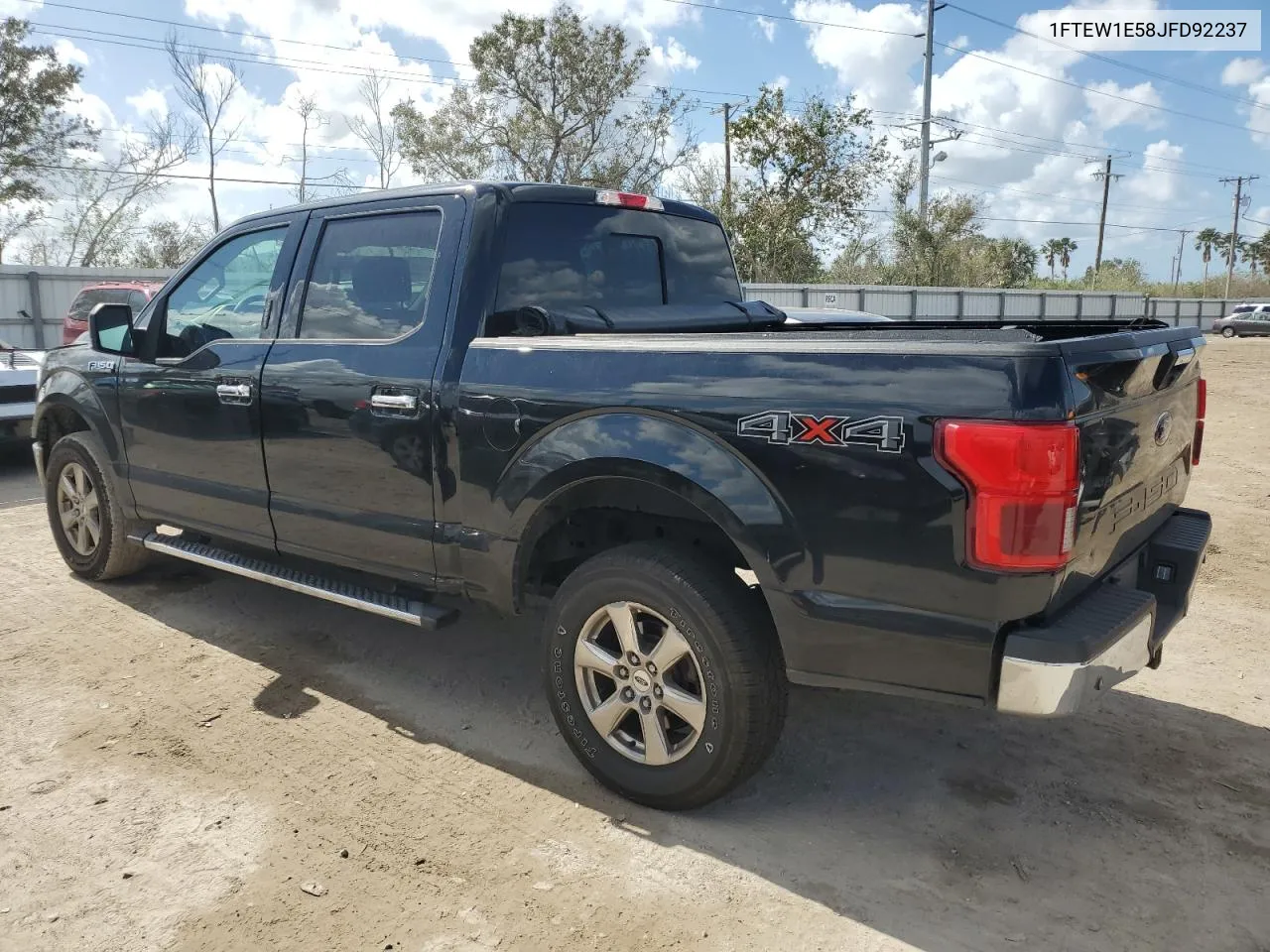 2018 Ford F150 Supercrew VIN: 1FTEW1E58JFD92237 Lot: 77244664