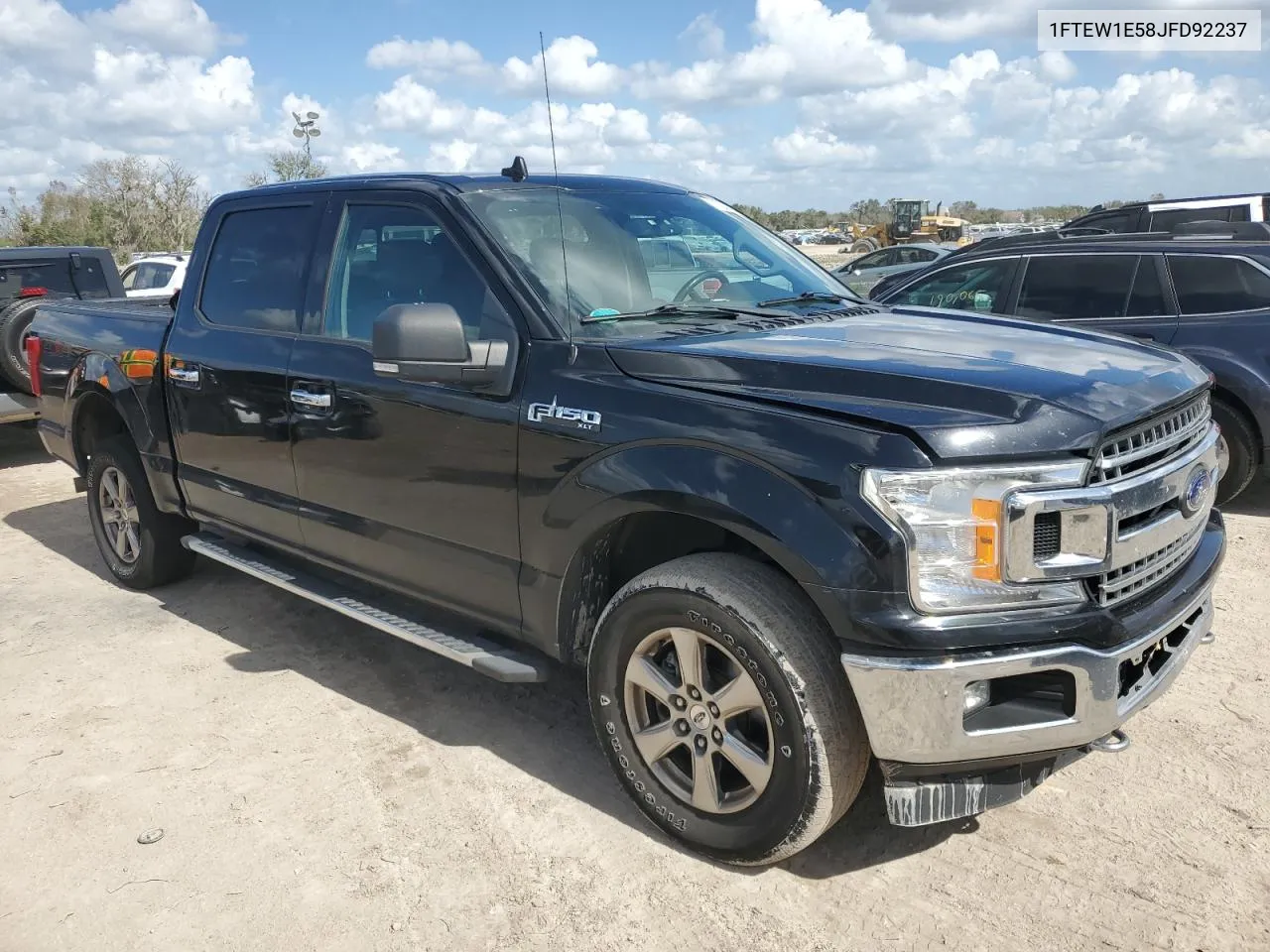 2018 Ford F150 Supercrew VIN: 1FTEW1E58JFD92237 Lot: 77244664