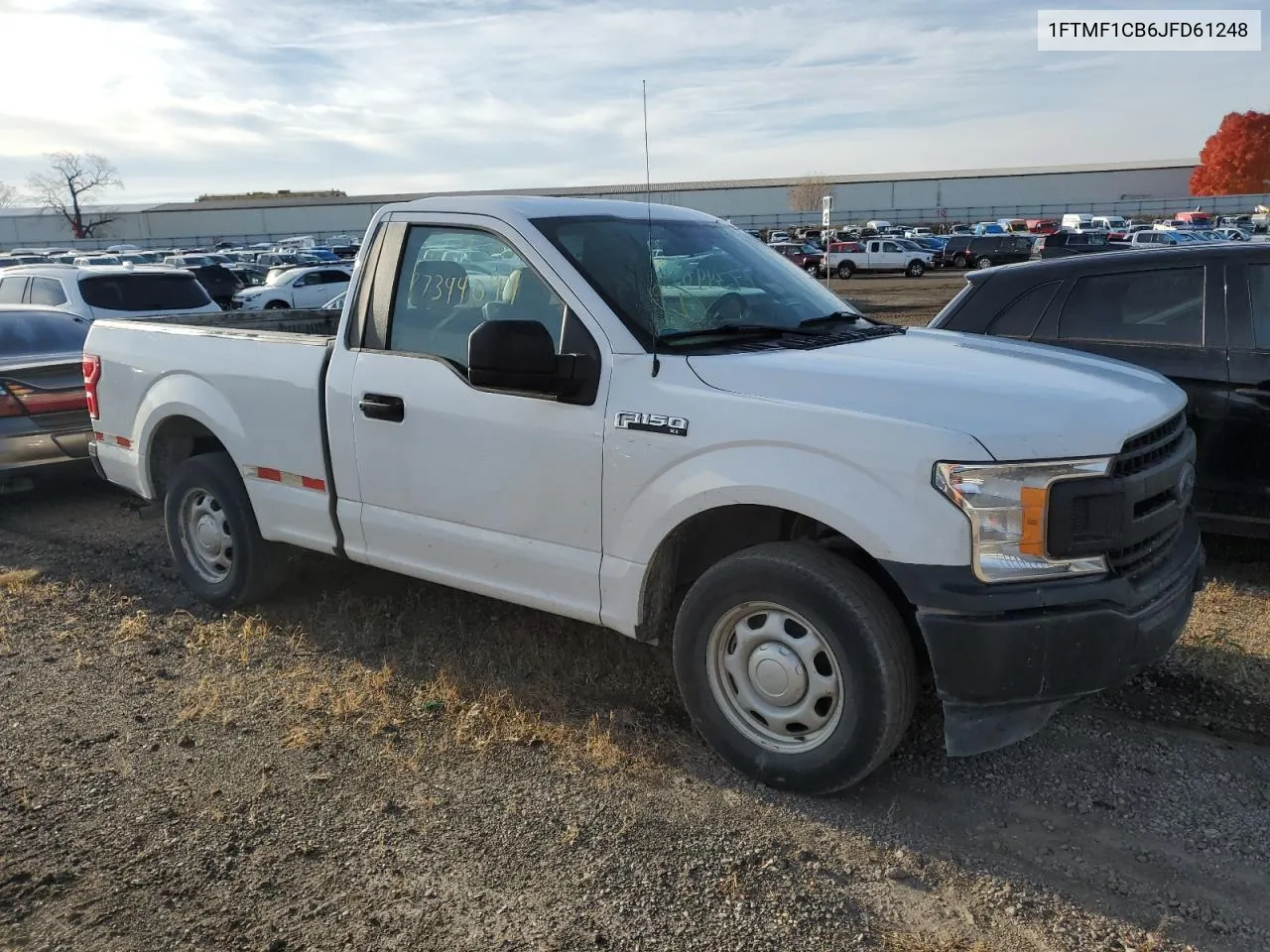 2018 Ford F150 VIN: 1FTMF1CB6JFD61248 Lot: 77344094