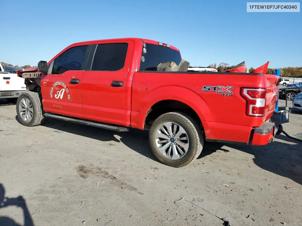 2018 Ford F150 Supercrew VIN: 1FTEW1EP7JFC40340 Lot: 77400024