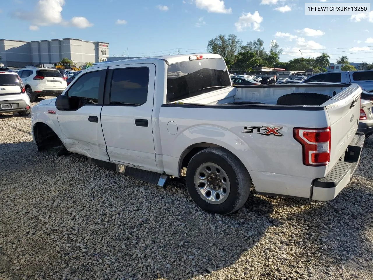 2018 Ford F150 Supercrew VIN: 1FTEW1CPXJKF13250 Lot: 77424254