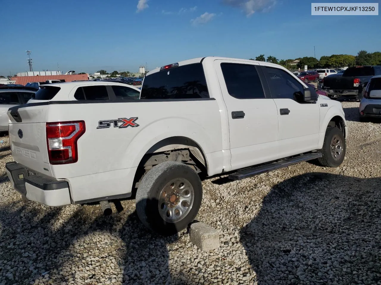 2018 Ford F150 Supercrew VIN: 1FTEW1CPXJKF13250 Lot: 77424254