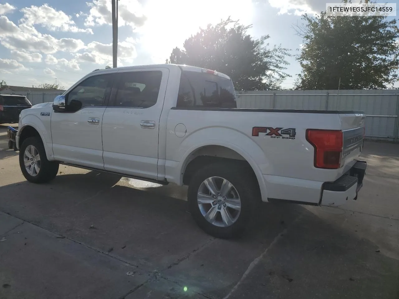 2018 Ford F150 Supercrew VIN: 1FTEW1EG5JFC14559 Lot: 77473034