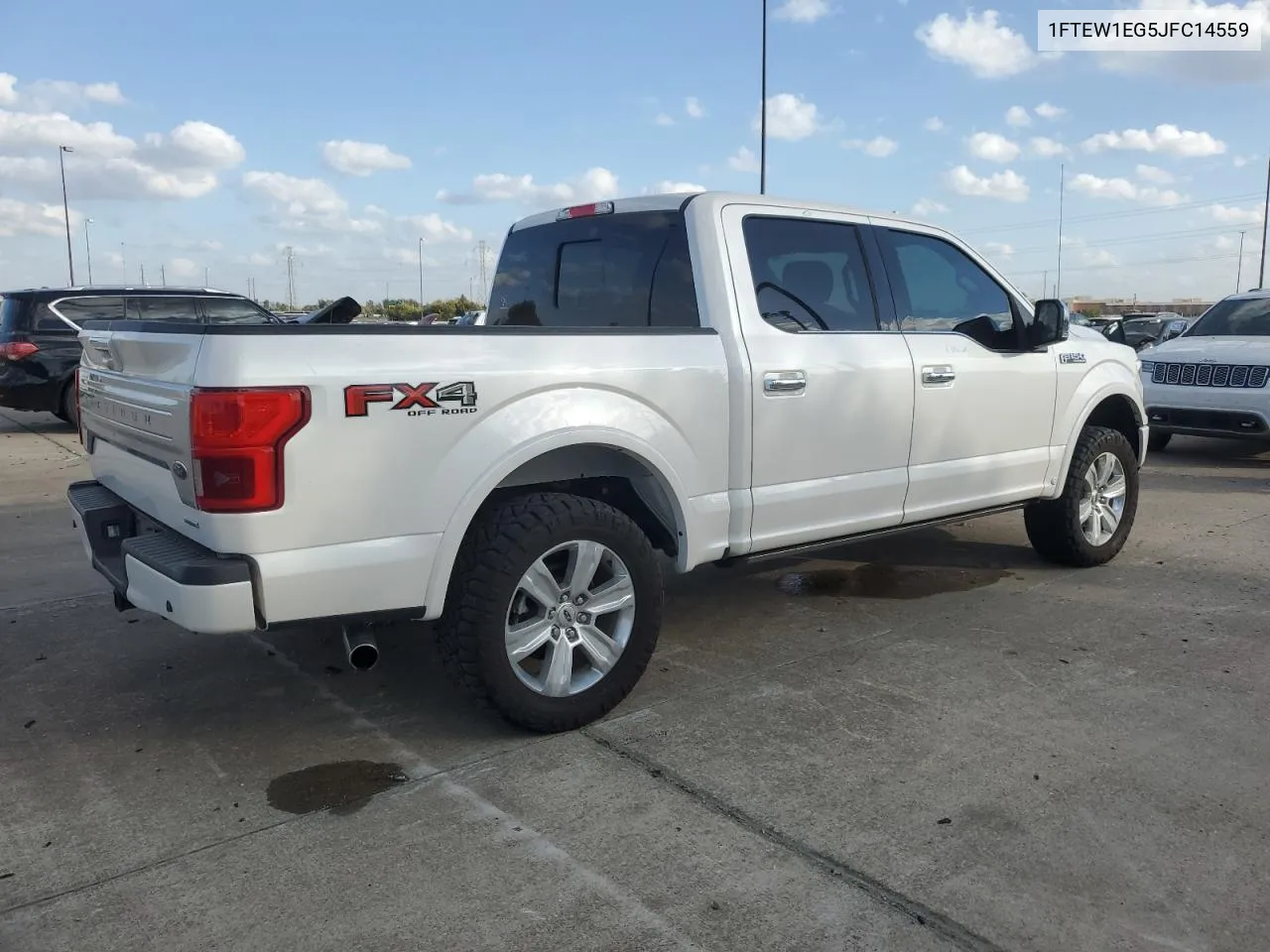 2018 Ford F150 Supercrew VIN: 1FTEW1EG5JFC14559 Lot: 77473034