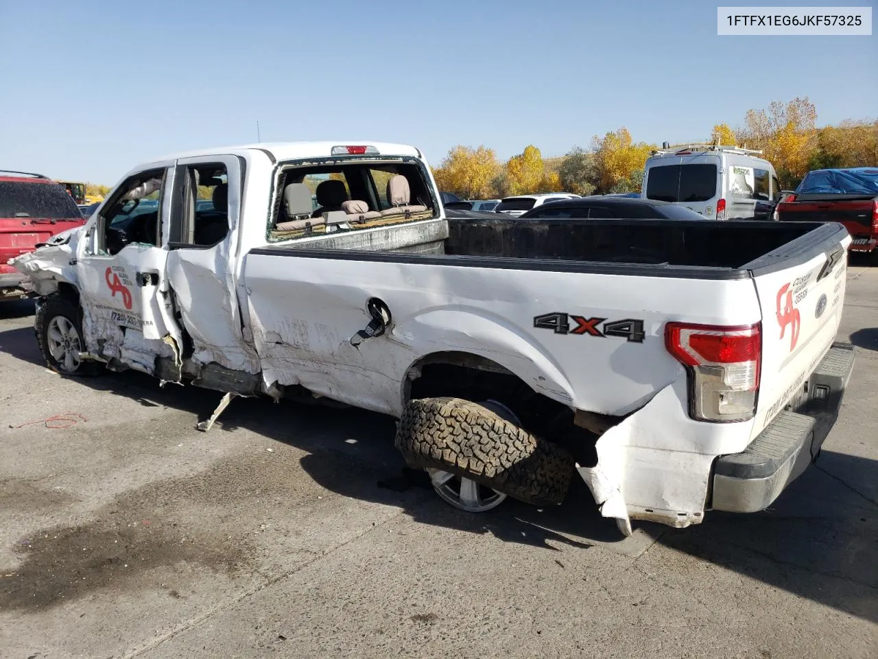 2018 Ford F150 Super Cab VIN: 1FTFX1EG6JKF57325 Lot: 77474914