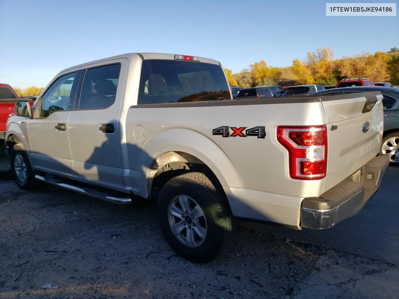 2018 Ford F150 Supercrew VIN: 1FTEW1EB5JKE94186 Lot: 77568164