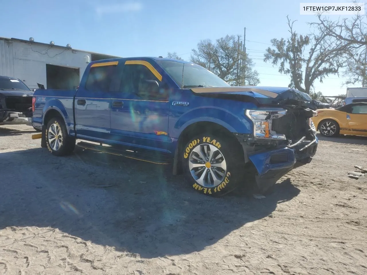 2018 Ford F150 Supercrew VIN: 1FTEW1CP7JKF12833 Lot: 77625054