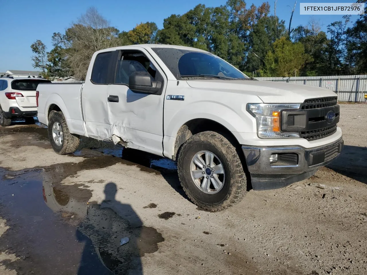 2018 Ford F150 Super Cab VIN: 1FTEX1CB1JFB72976 Lot: 77687984