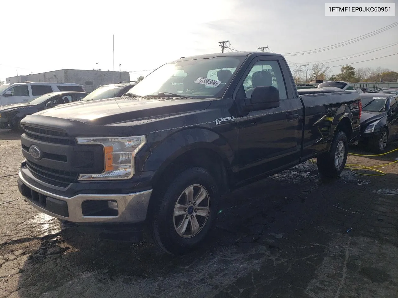 2018 Ford F150 VIN: 1FTMF1EP0JKC60951 Lot: 77759594