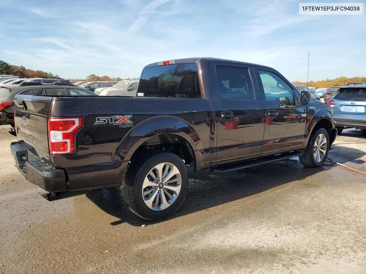 2018 Ford F150 Supercrew VIN: 1FTEW1EP3JFC94038 Lot: 77781364