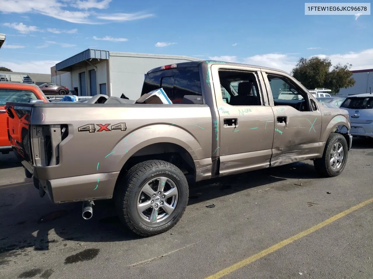 2018 Ford F150 Supercrew VIN: 1FTEW1EG6JKC96678 Lot: 77793054