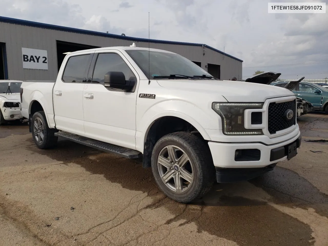 2018 Ford F150 Supercrew VIN: 1FTEW1E58JFD91072 Lot: 77812894