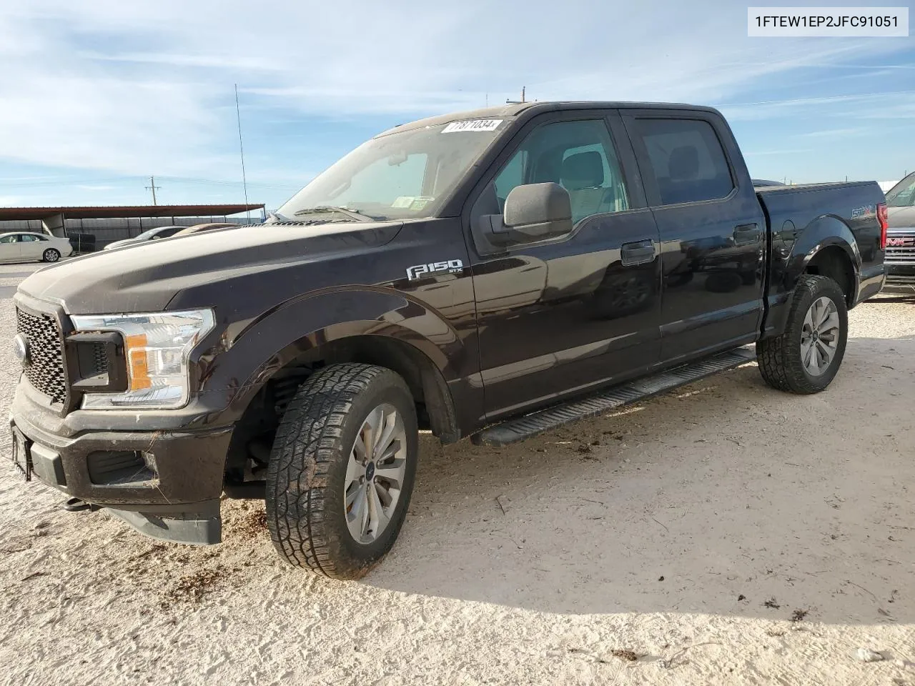 2018 Ford F150 Supercrew VIN: 1FTEW1EP2JFC91051 Lot: 77871034