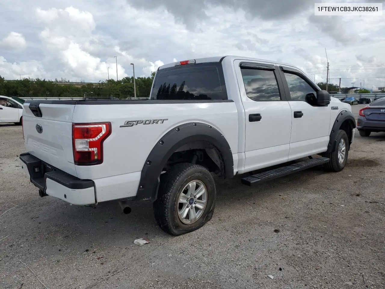 2018 Ford F150 Supercrew VIN: 1FTEW1CB3JKC38261 Lot: 78133234