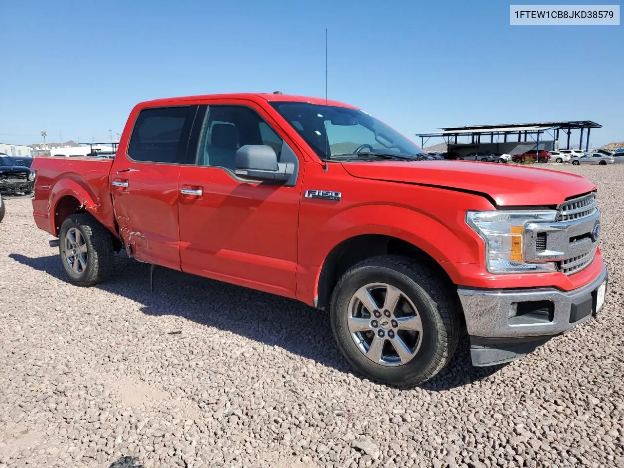 2018 Ford F150 Supercrew VIN: 1FTEW1CB8JKD38579 Lot: 78245464