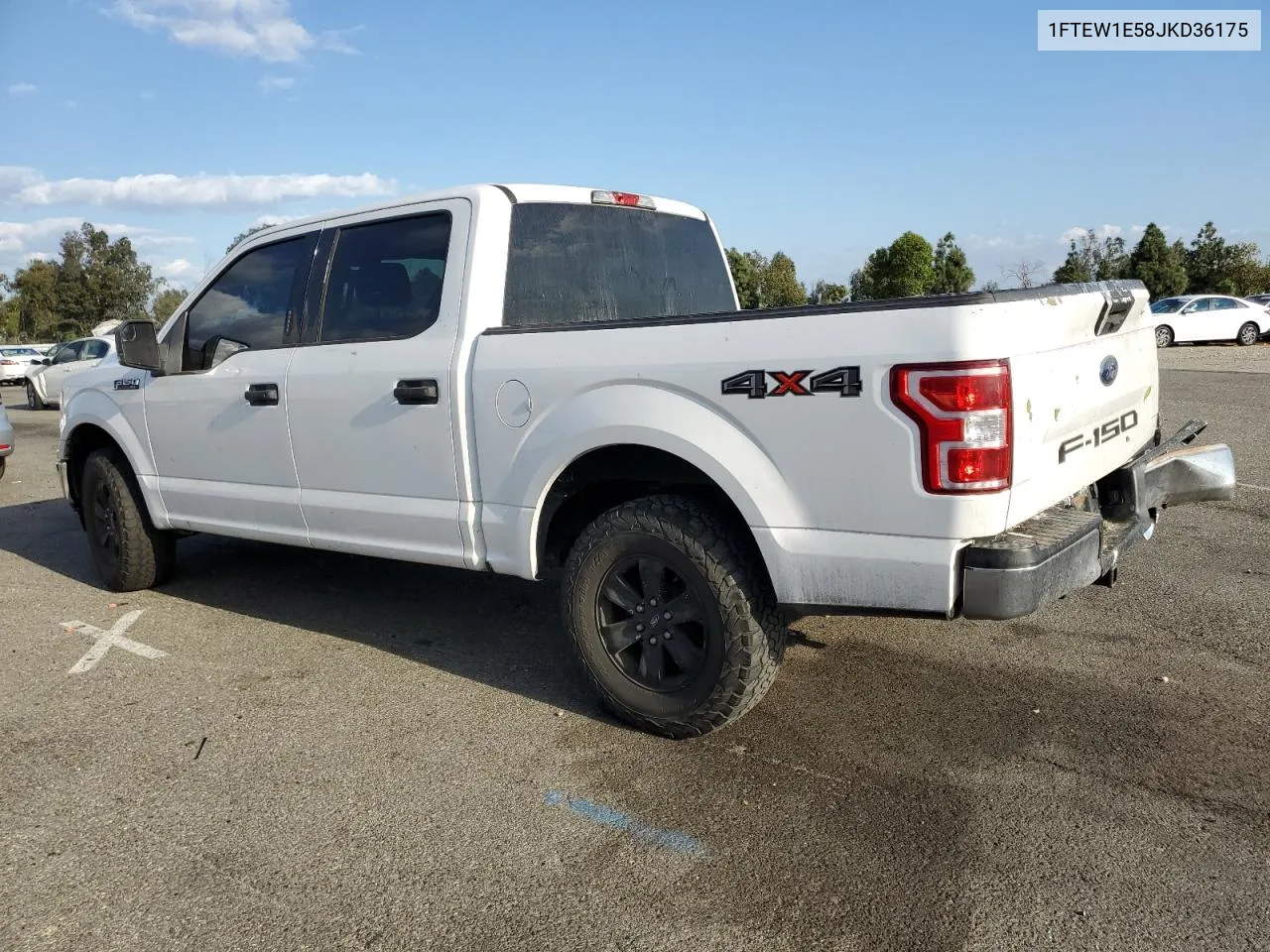 2018 Ford F150 Supercrew VIN: 1FTEW1E58JKD36175 Lot: 78527484