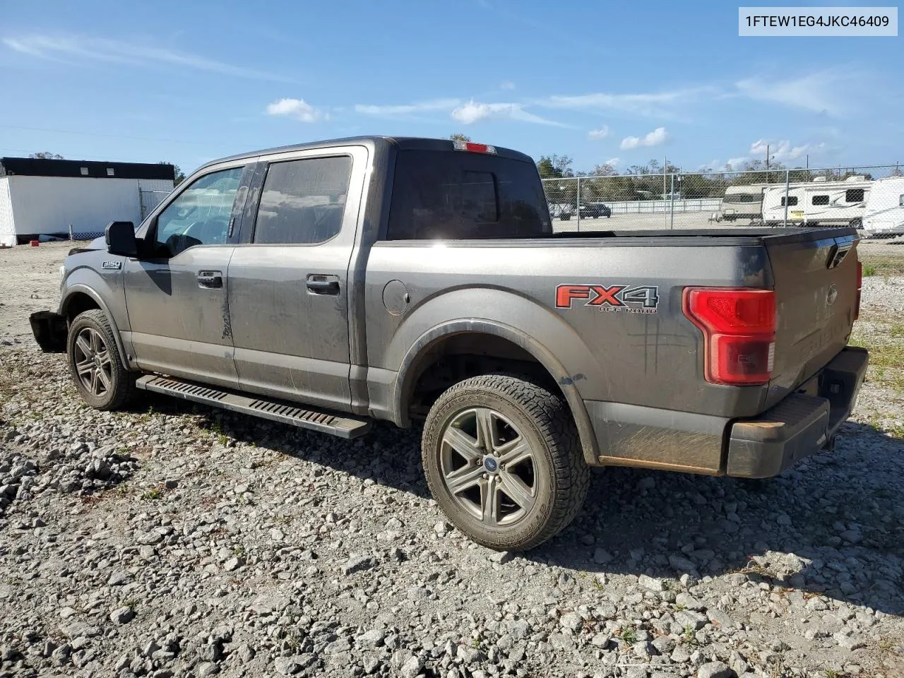 2018 Ford F150 Supercrew VIN: 1FTEW1EG4JKC46409 Lot: 78590174