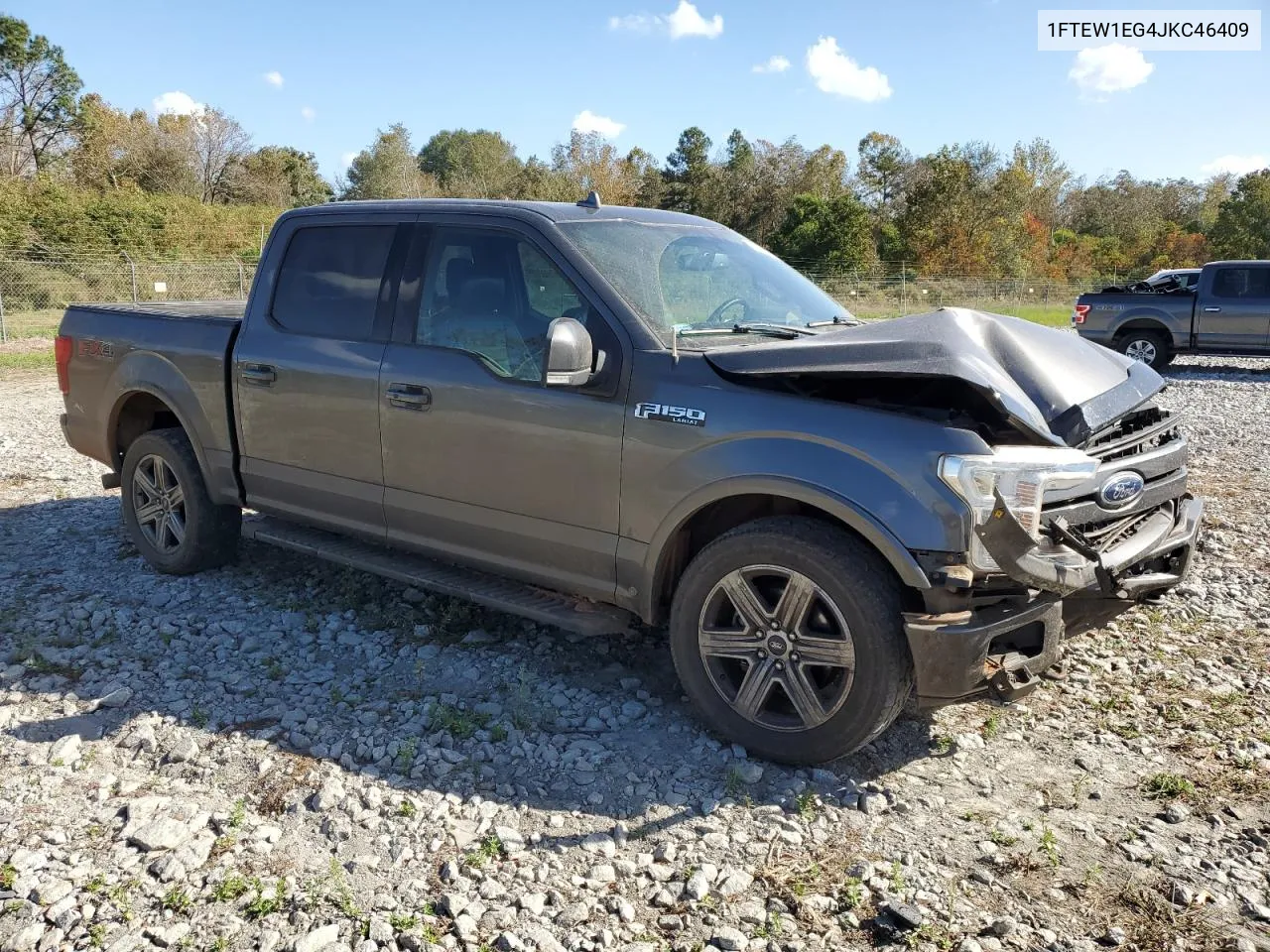 2018 Ford F150 Supercrew VIN: 1FTEW1EG4JKC46409 Lot: 78590174