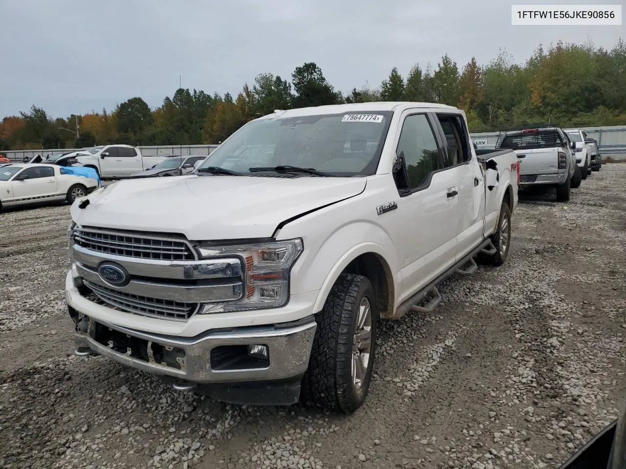 2018 Ford F150 Supercrew VIN: 1FTFW1E56JKE90856 Lot: 78647774