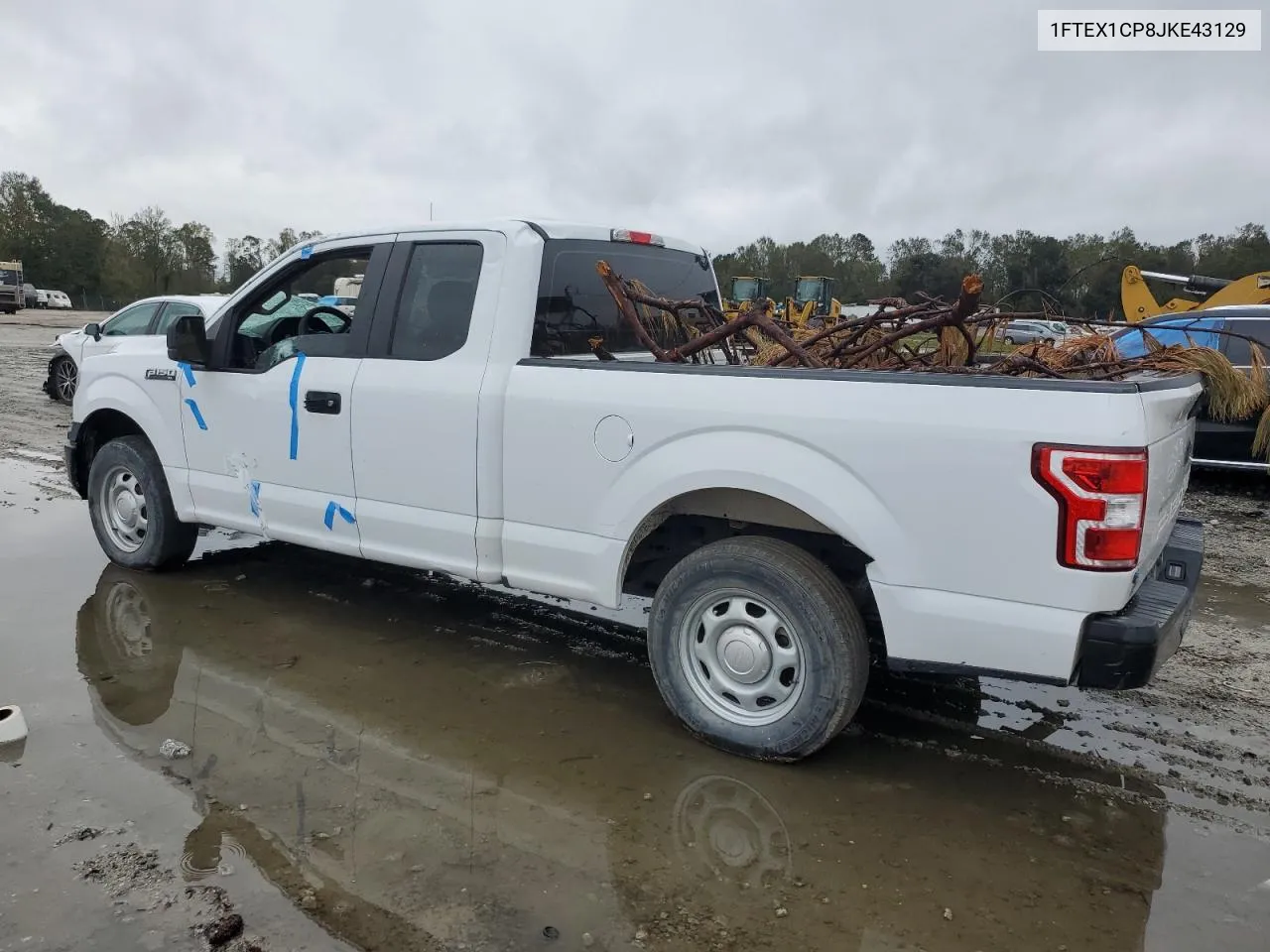 2018 Ford F150 Super Cab VIN: 1FTEX1CP8JKE43129 Lot: 78785144