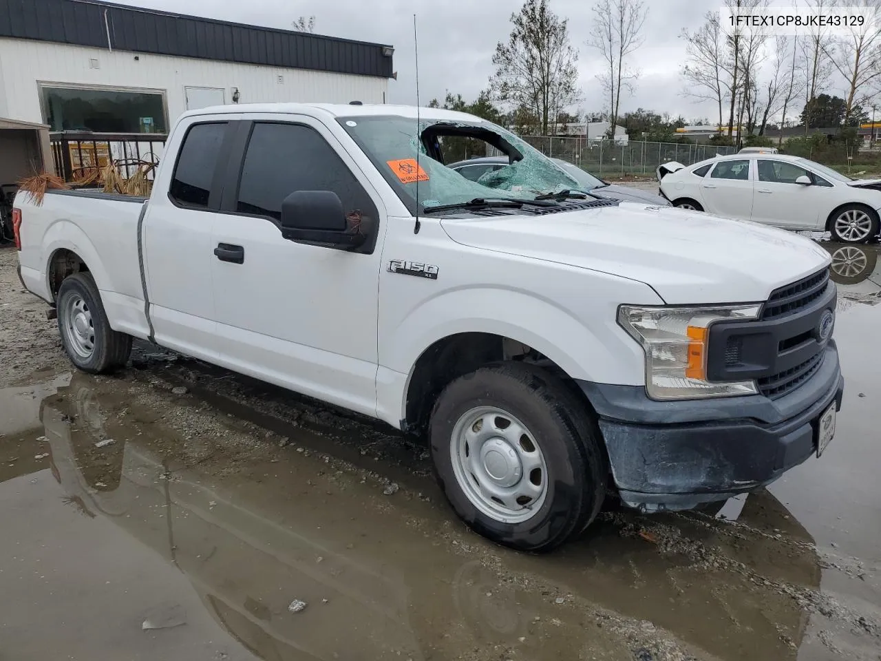 2018 Ford F150 Super Cab VIN: 1FTEX1CP8JKE43129 Lot: 78785144