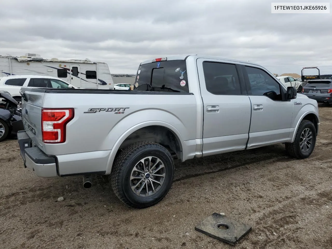 2018 Ford F150 Supercrew VIN: 1FTEW1EG1JKE65926 Lot: 78808604