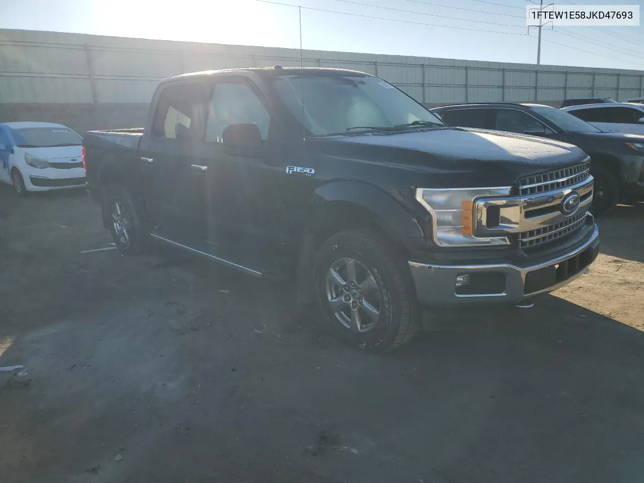 2018 Ford F150 Supercrew VIN: 1FTEW1E58JKD47693 Lot: 78851674