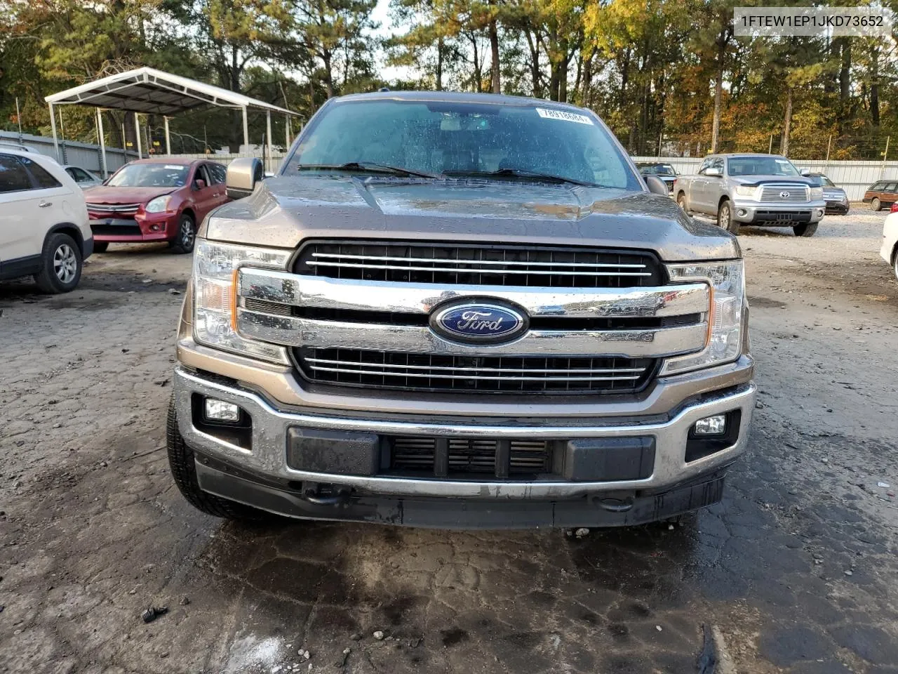 2018 Ford F150 Supercrew VIN: 1FTEW1EP1JKD73652 Lot: 78918684