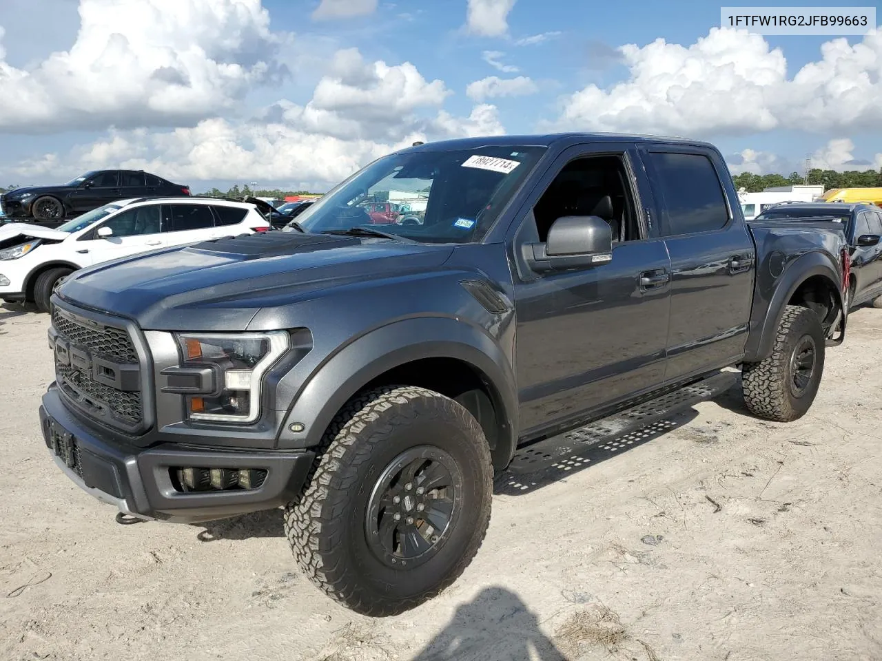 2018 Ford F150 Raptor VIN: 1FTFW1RG2JFB99663 Lot: 78927714