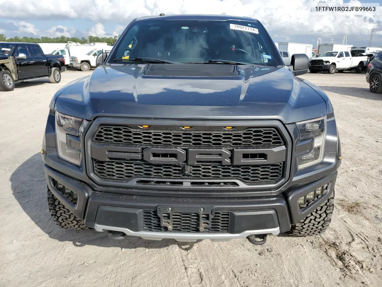 2018 Ford F150 Raptor VIN: 1FTFW1RG2JFB99663 Lot: 78927714