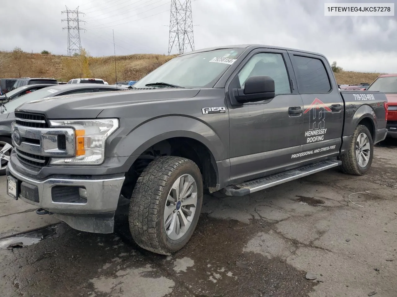 2018 Ford F150 Supercrew VIN: 1FTEW1EG4JKC57278 Lot: 79258154