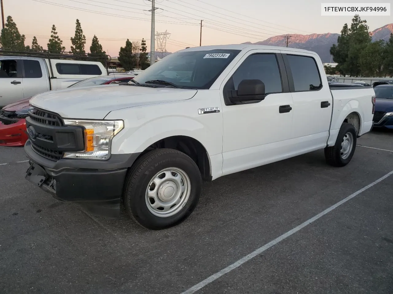 2018 Ford F150 Supercrew VIN: 1FTEW1CBXJKF94996 Lot: 79423134