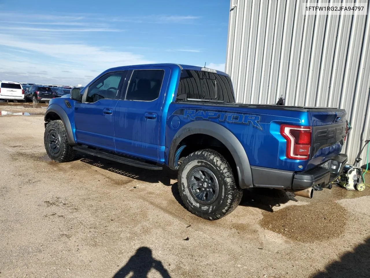 2018 Ford F150 Raptor VIN: 1FTFW1RG2JFA94797 Lot: 79504044