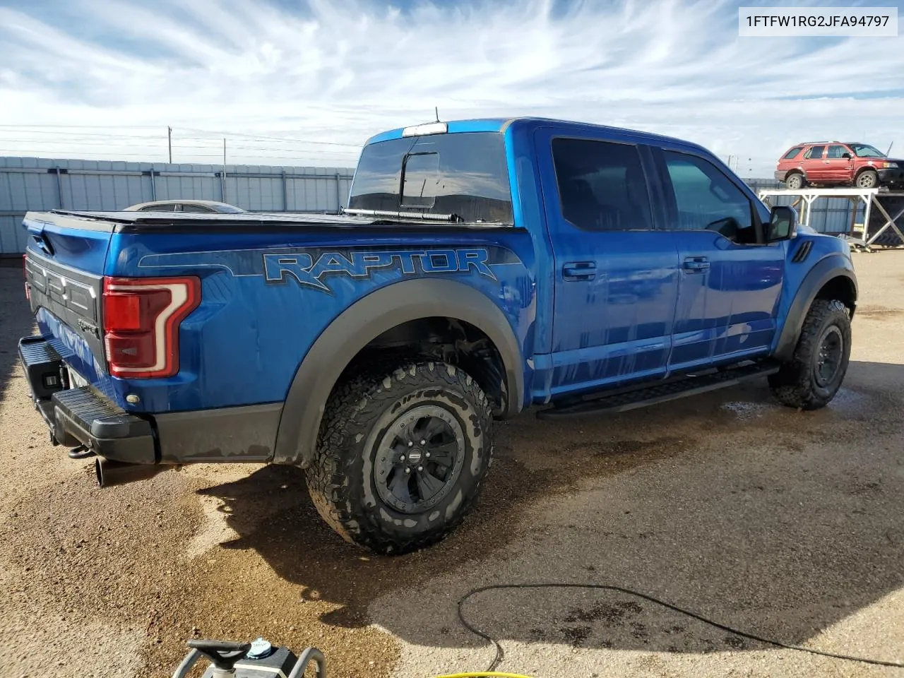 2018 Ford F150 Raptor VIN: 1FTFW1RG2JFA94797 Lot: 79504044