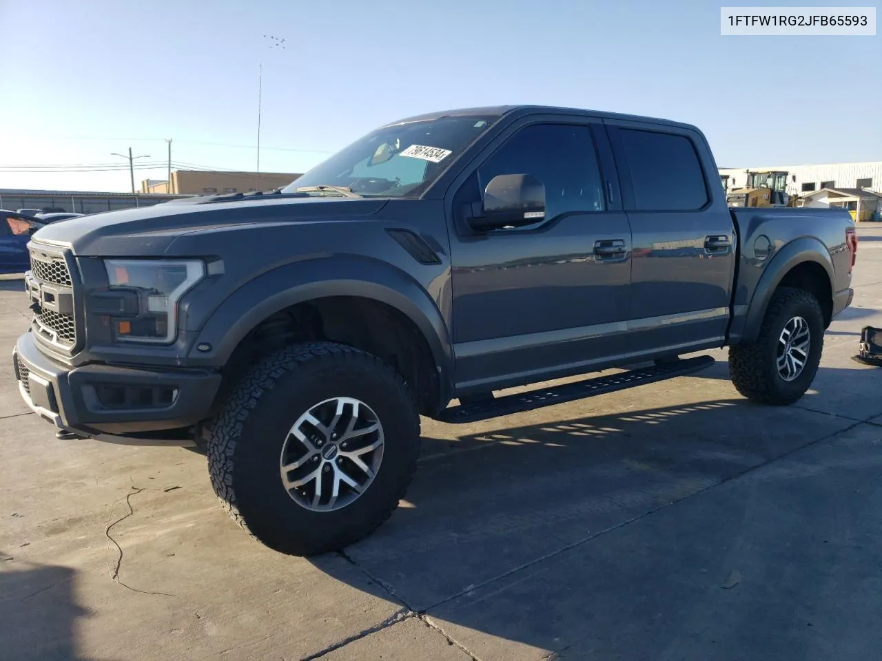 2018 Ford F150 Raptor VIN: 1FTFW1RG2JFB65593 Lot: 79614534