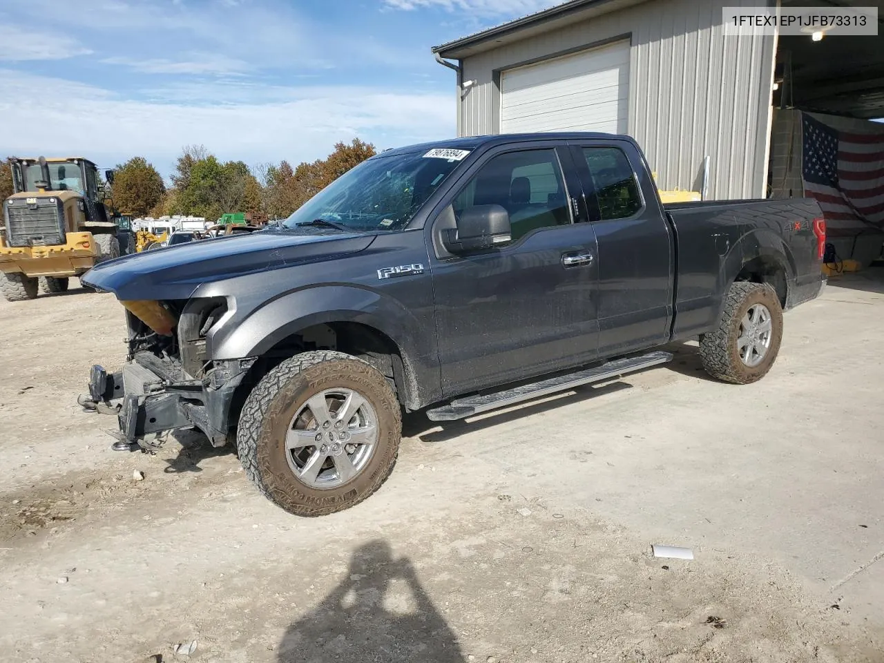 2018 Ford F150 Super Cab VIN: 1FTEX1EP1JFB73313 Lot: 79876894