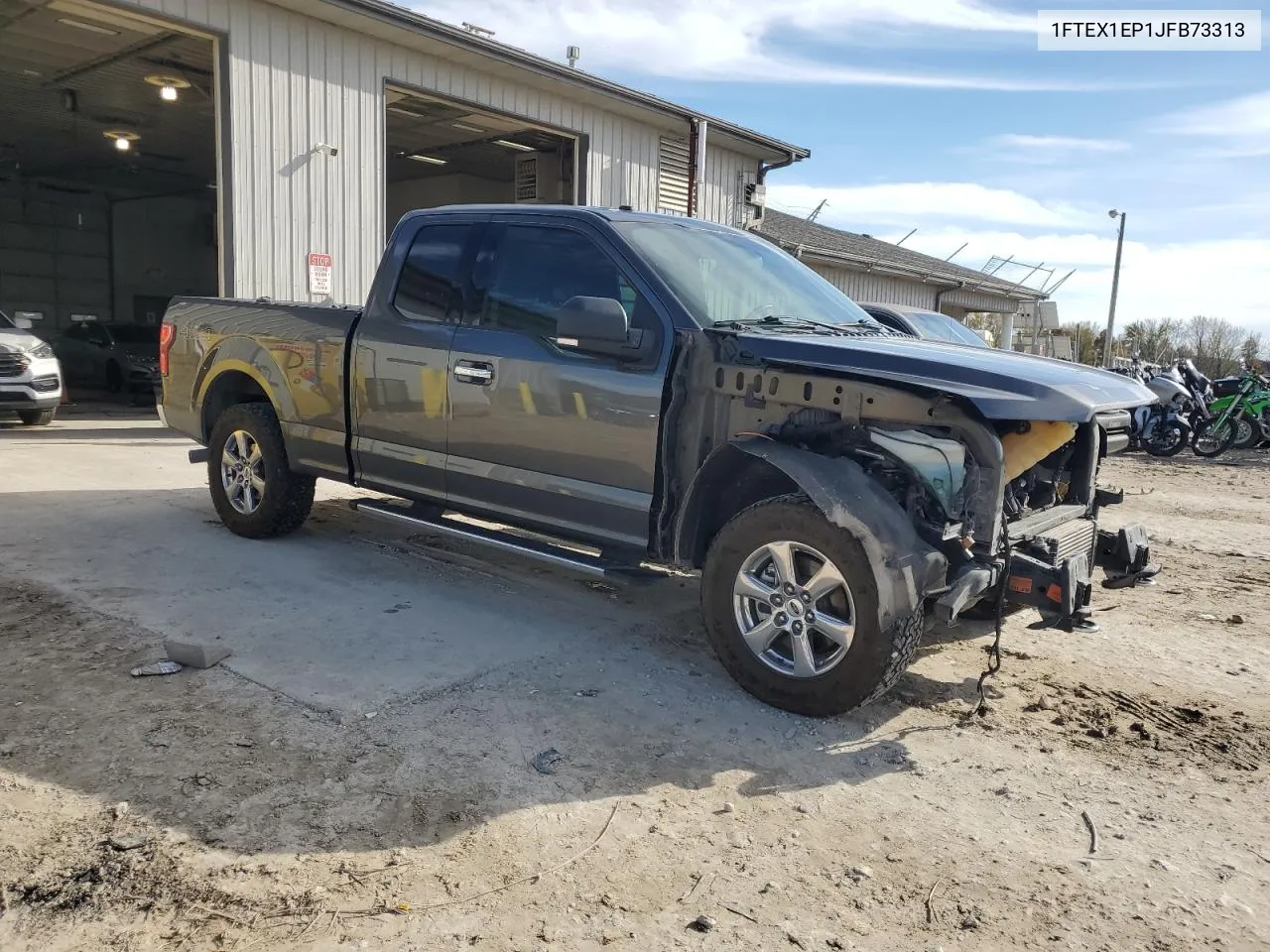 2018 Ford F150 Super Cab VIN: 1FTEX1EP1JFB73313 Lot: 79876894