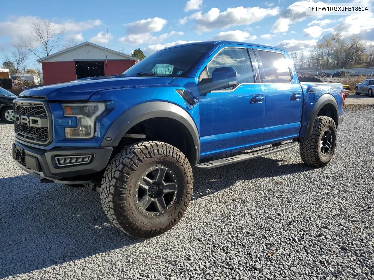 2018 Ford F150 Raptor VIN: 1FTFW1RGXJFB18604 Lot: 80062584