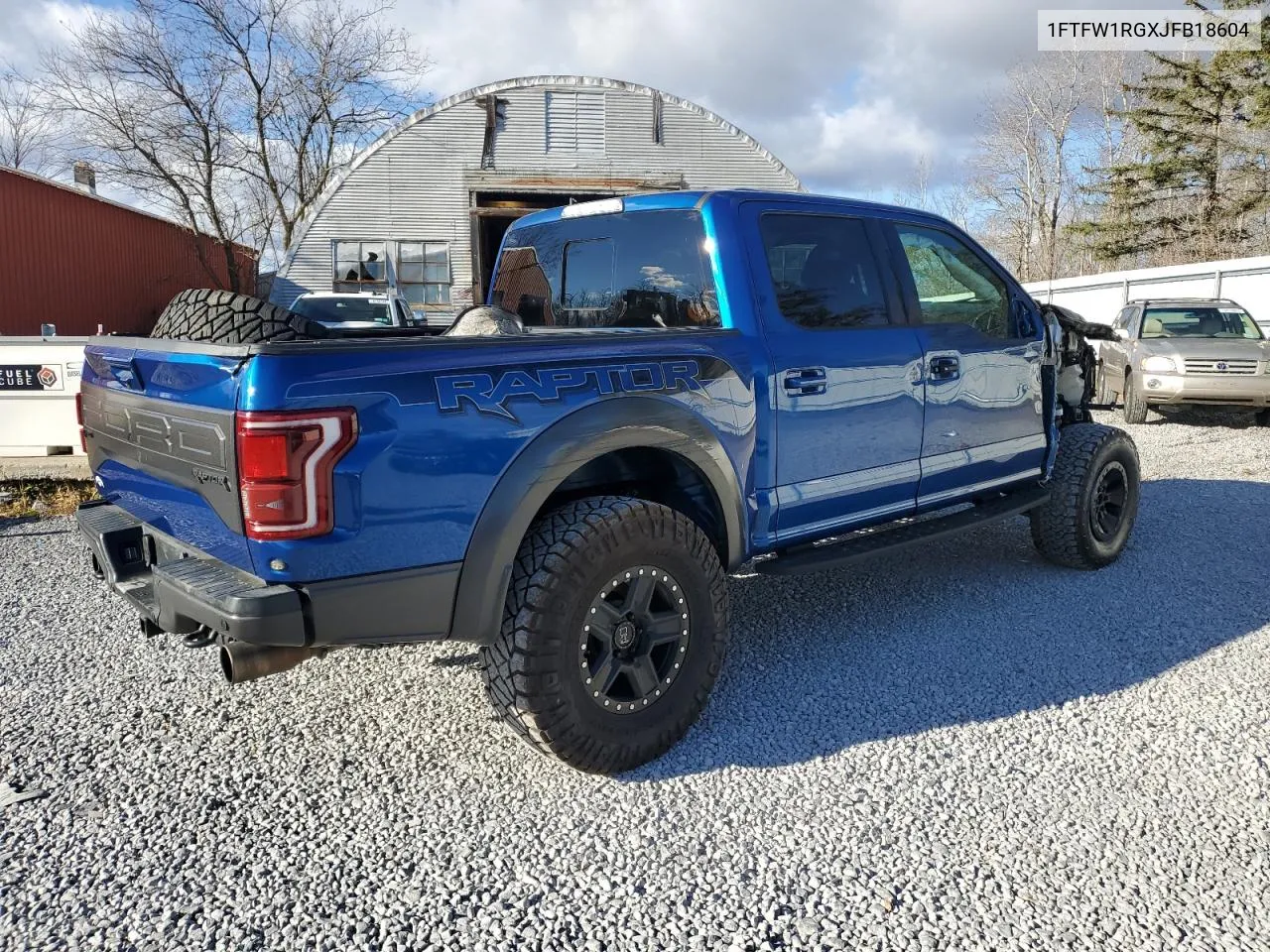 2018 Ford F150 Raptor VIN: 1FTFW1RGXJFB18604 Lot: 80062584