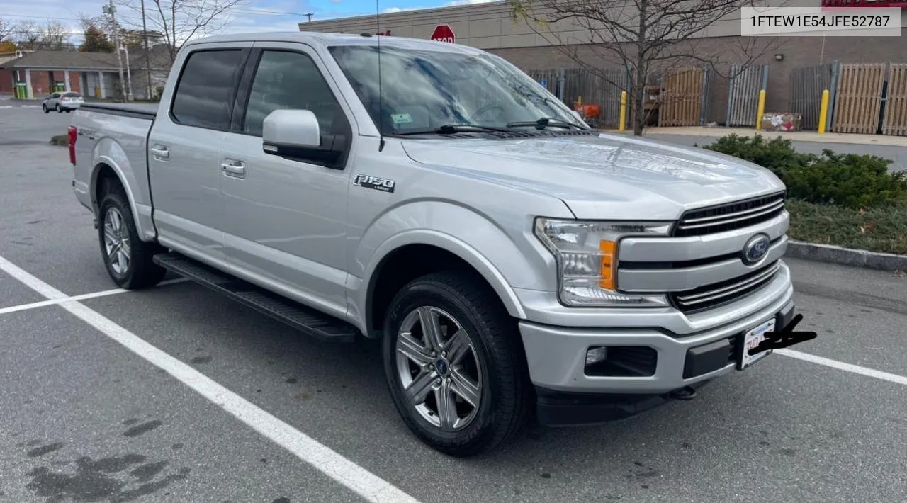 2018 Ford F150 Supercrew VIN: 1FTEW1E54JFE52787 Lot: 80172174