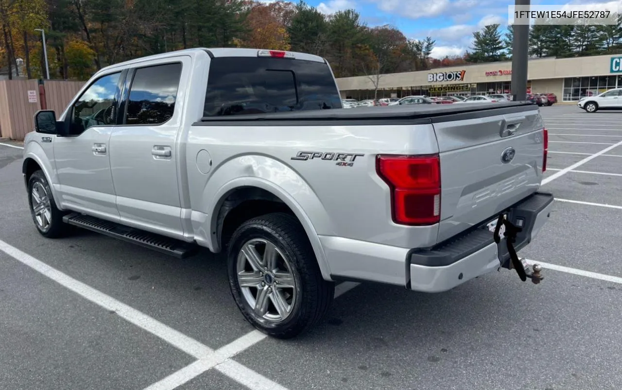 2018 Ford F150 Supercrew VIN: 1FTEW1E54JFE52787 Lot: 80172174