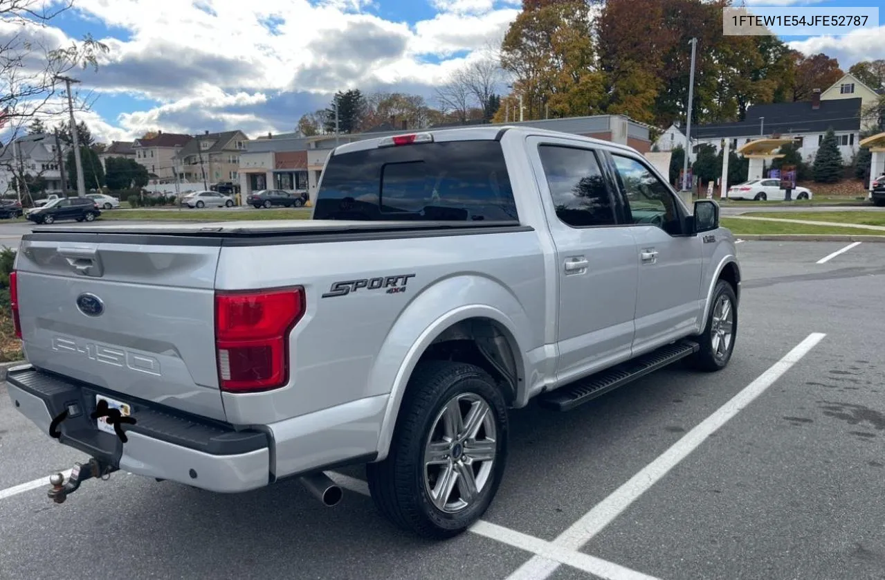 2018 Ford F150 Supercrew VIN: 1FTEW1E54JFE52787 Lot: 80172174