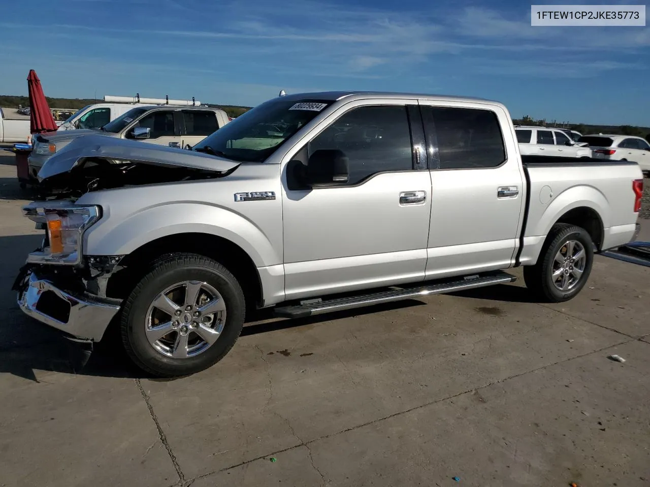 2018 Ford F150 Supercrew VIN: 1FTEW1CP2JKE35773 Lot: 80229934