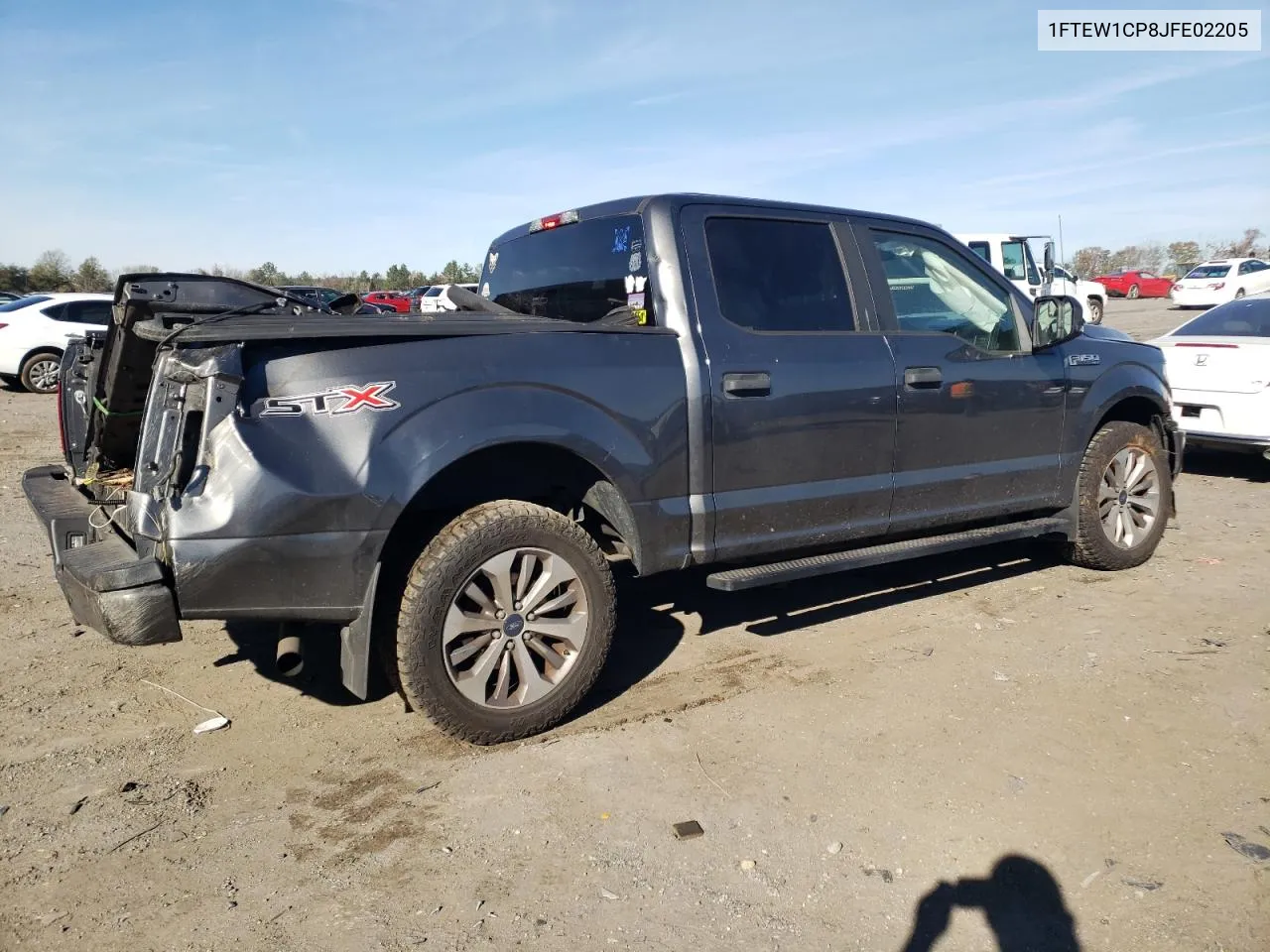 2018 Ford F150 Supercrew VIN: 1FTEW1CP8JFE02205 Lot: 80285044