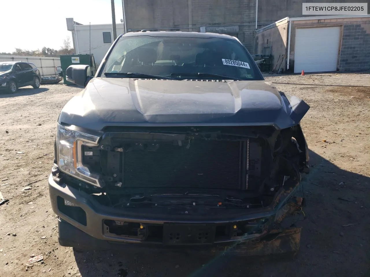 2018 Ford F150 Supercrew VIN: 1FTEW1CP8JFE02205 Lot: 80285044