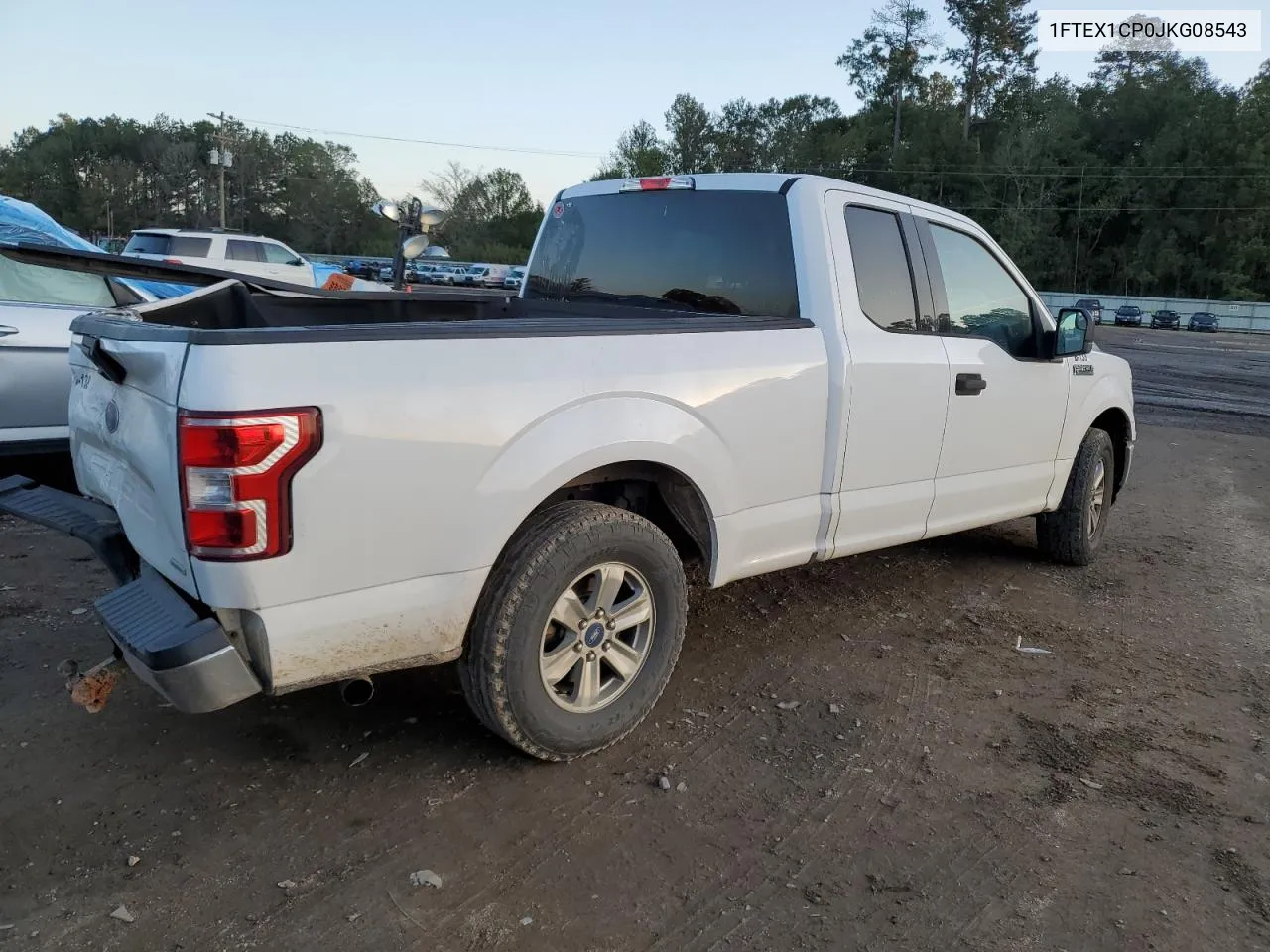 2018 Ford F150 Super Cab VIN: 1FTEX1CP0JKG08543 Lot: 80287154