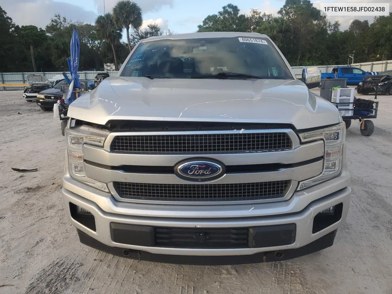 1FTEW1E58JFD02438 2018 Ford F150 Supercrew